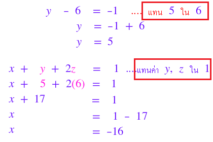 วิธีของเกาส์ (Gauss’ method)